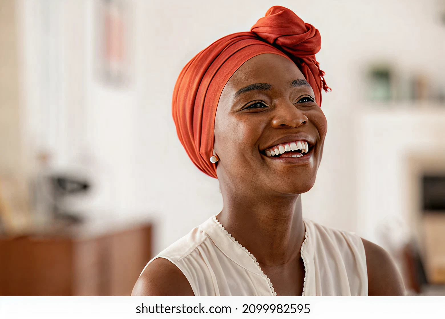 Woman in polka dots