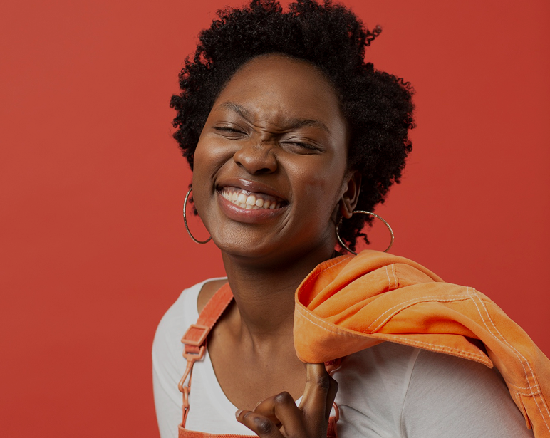 Smiling woman